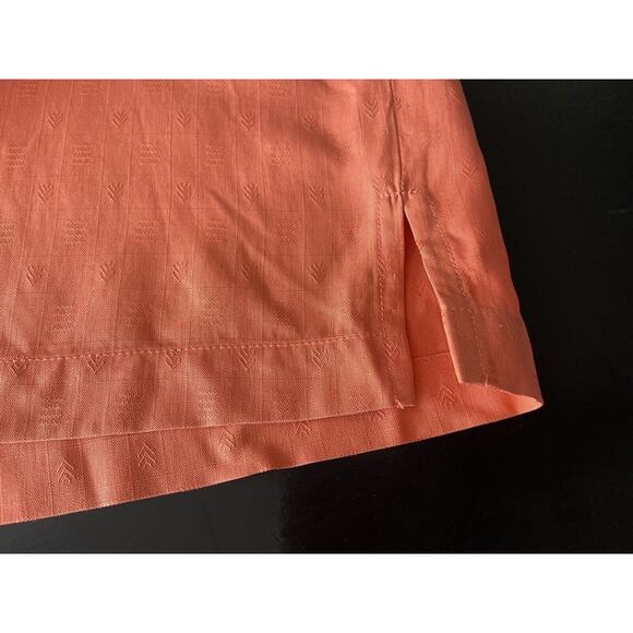 TOMMY BAHAMA RELAX Deep Coral 100% Silk Camp Shirt sz L - Picture 6 of 7